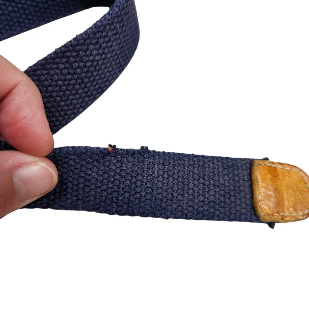 Patagonia Navy Blue‎ Cotton Canvas D-Ring Belt Medium Casual Outdoor Gorpcore